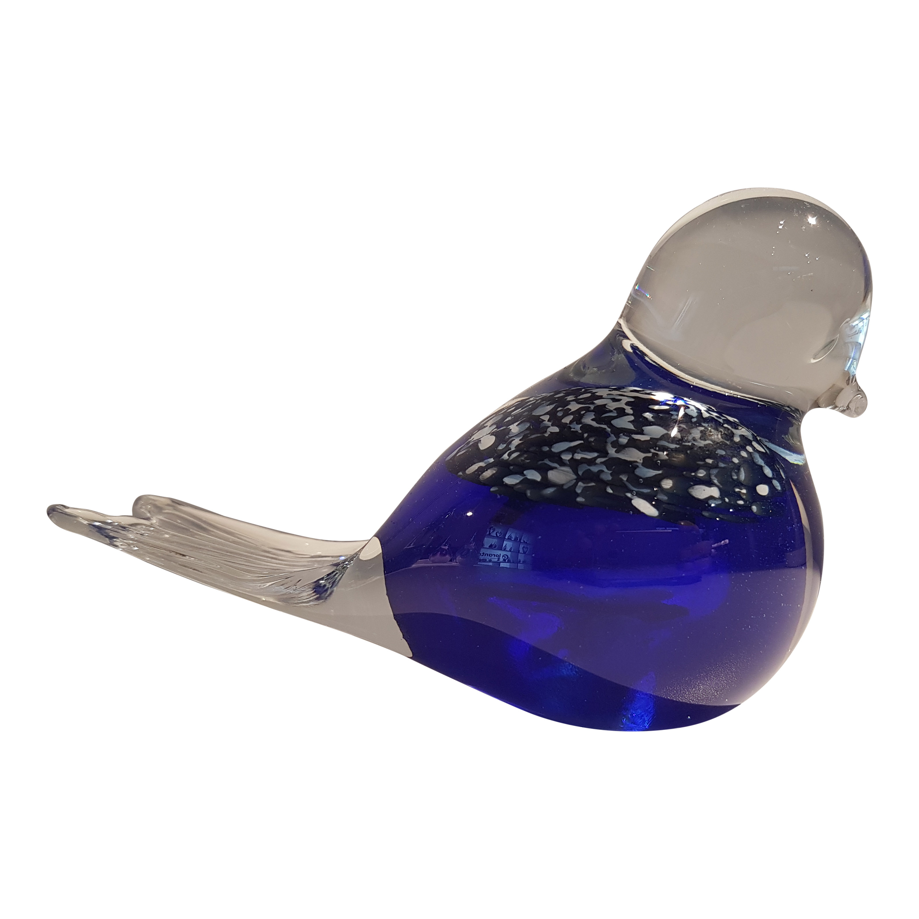 Urn Vogel blauw verendek en askamer voor crematie-as | €58,50