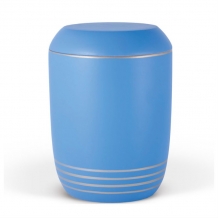 Biologische zee urn: Royal Blue met goudband (4000ml)