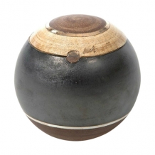 Art urn Sfera van keramiek Brown-Beige (100/250/3000ml)
