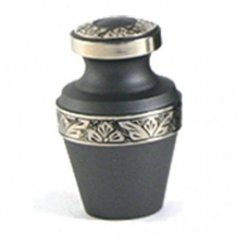 Mini urn Grecian Rustic Pewter met zilverkleur (70ml)