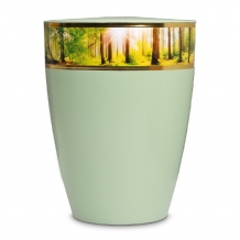 Urn (natuurvriendelijk) in groen: Licht in het bos (3600ml)