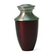 Mini urn Monterey Ruby met zilverkleur (60ml)